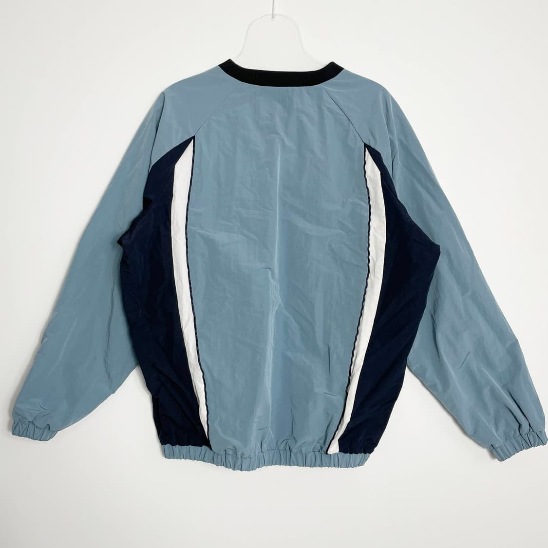 D2 1993스튜디오 빈티지 파이핑 윈드브레이커 블루 프리사이즈 상품이미지3