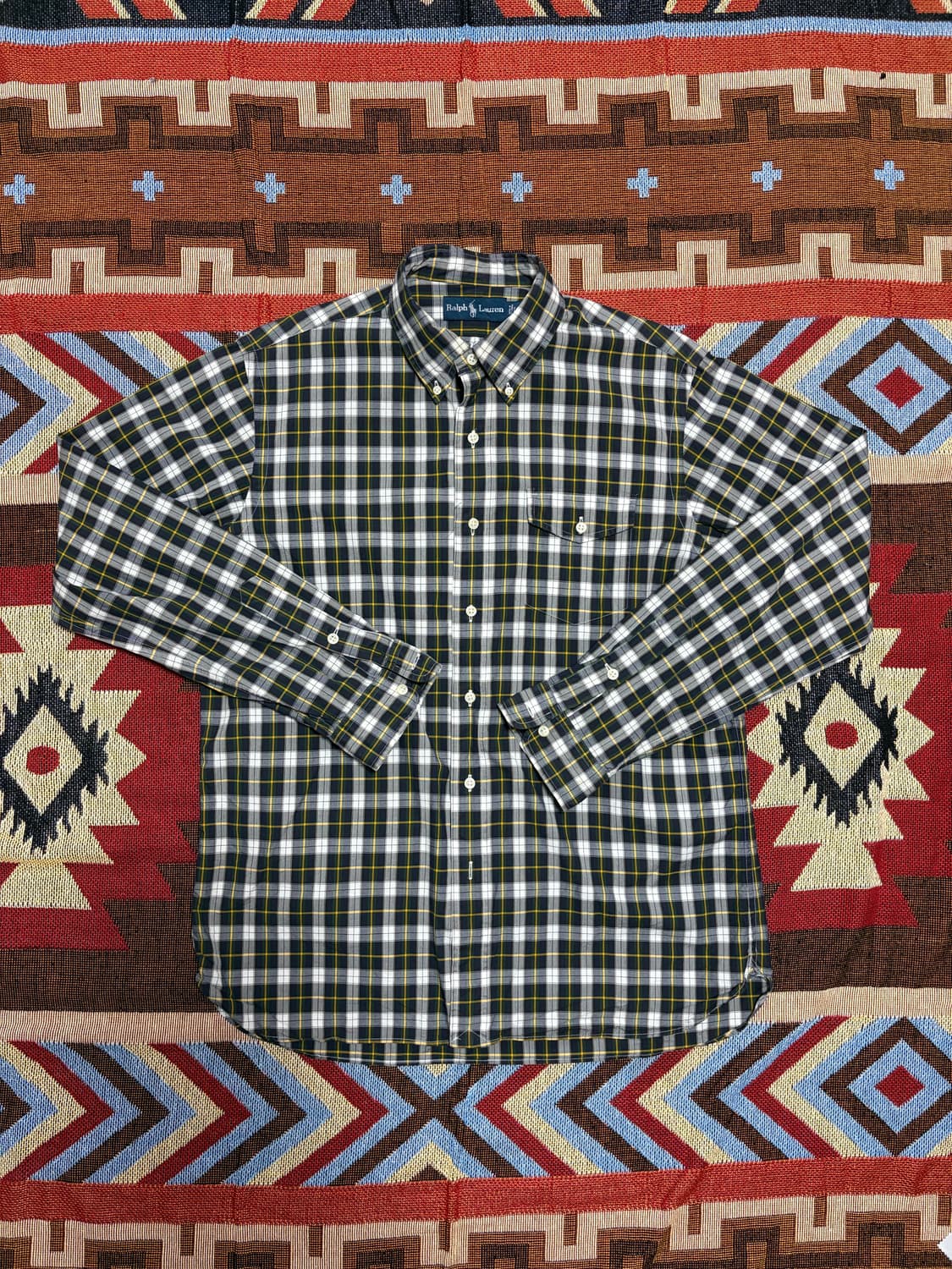 L) 폴로 랄프로렌 원포켓 체크 셔츠 상품이미지1