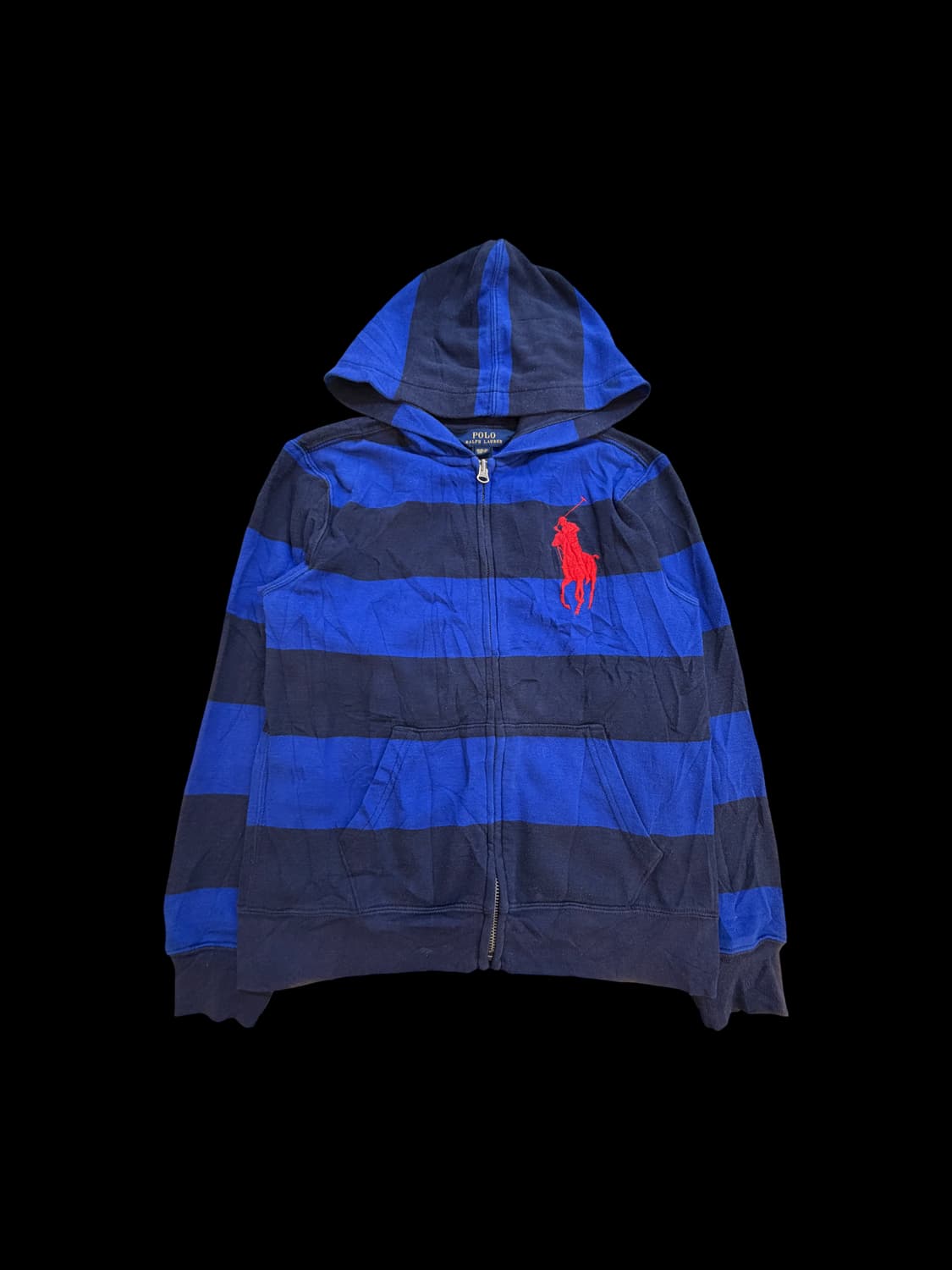 폴로 랄프 로렌 빅포니 스트라이프 후드집업 상품이미지2