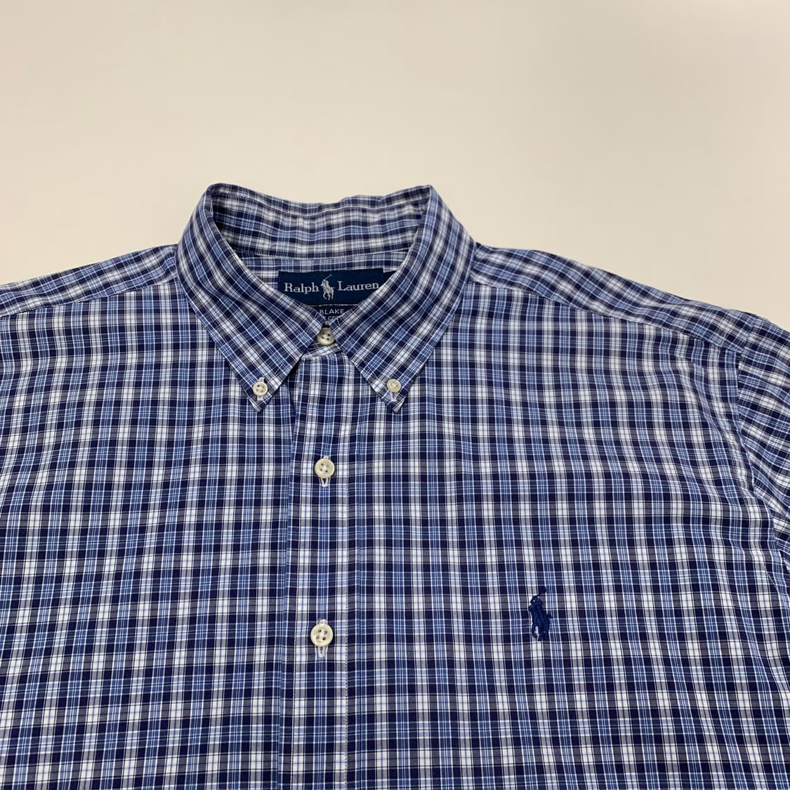 폴로랄프로렌 체크셔츠 반팔남방 (L) 상품이미지2