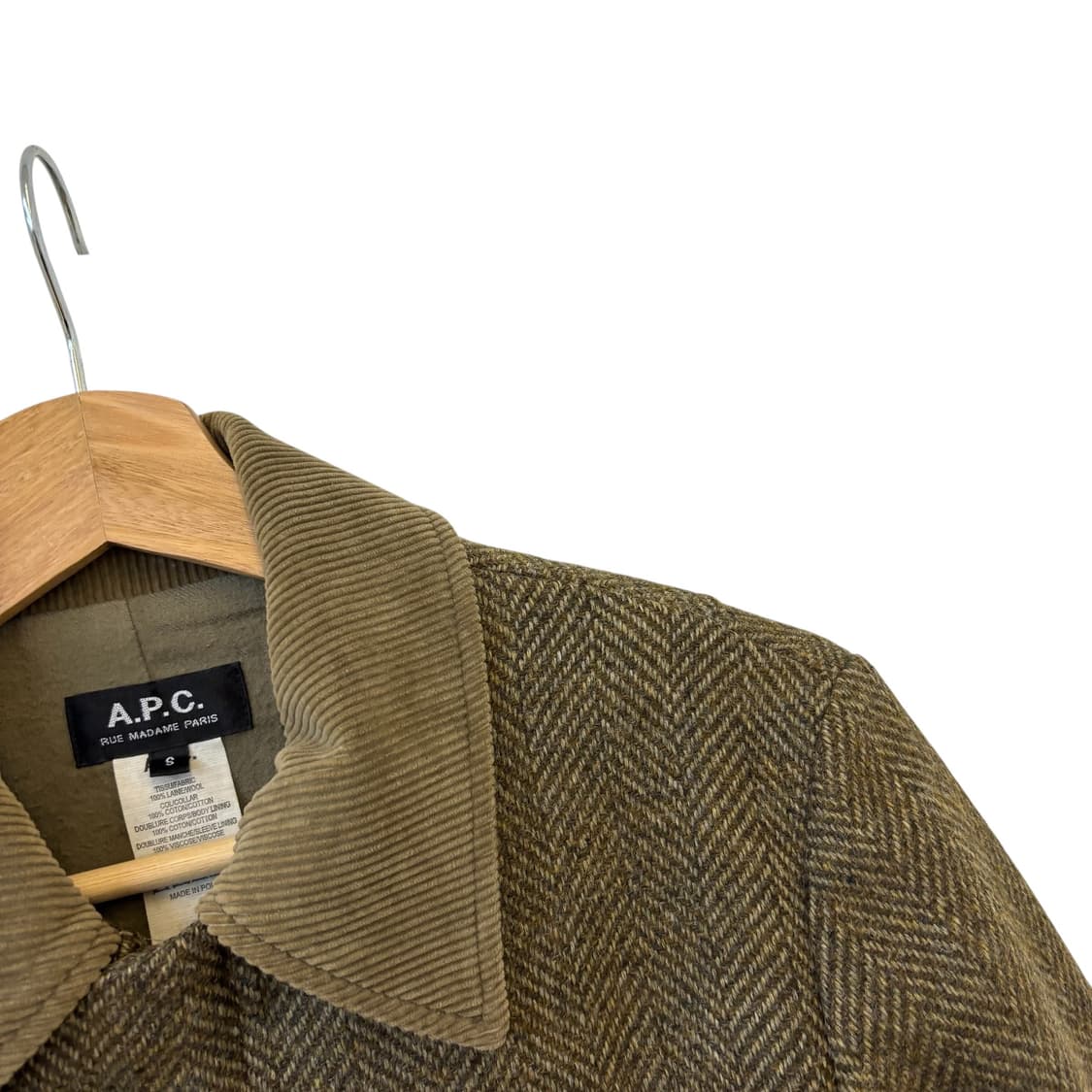 아페쎄 헤링본 워크 자켓 S  상품이미지3