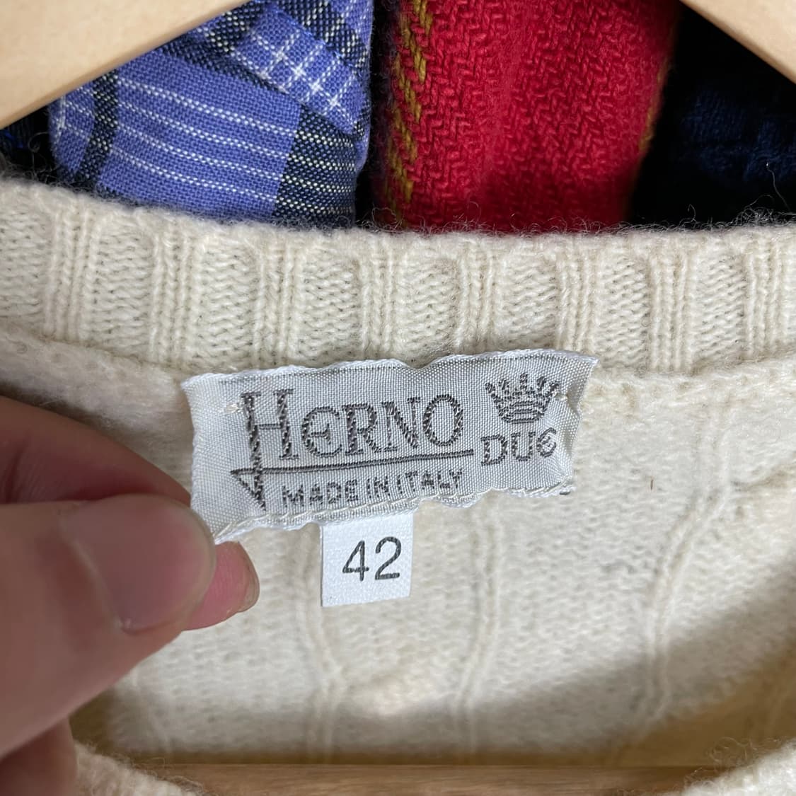 Herno 에르노 Italy 꽈배기 가디건 상품이미지6