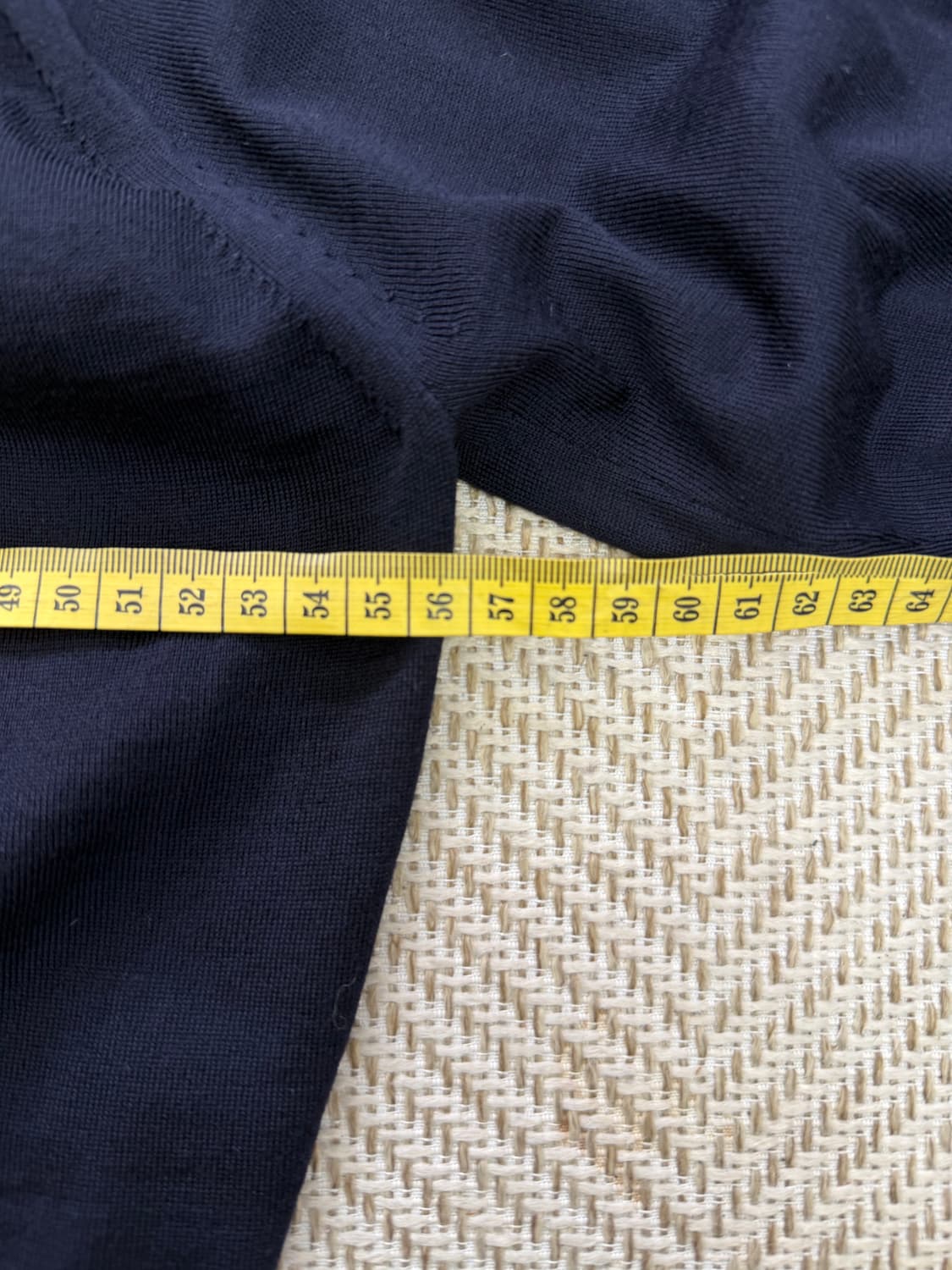 정품) 프라다 신형 루즈핏 네이비 가디건 40 상품이미지9