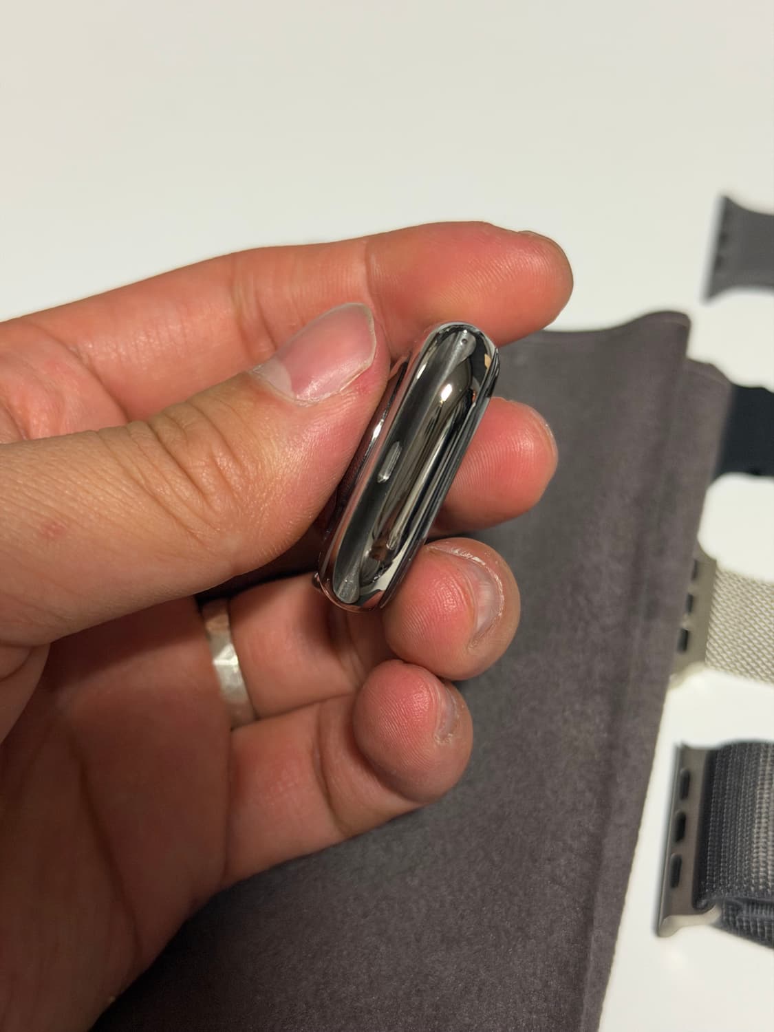 애플워치10 내추럴 티타늄 42mm 애플케어플러스 상품이미지8