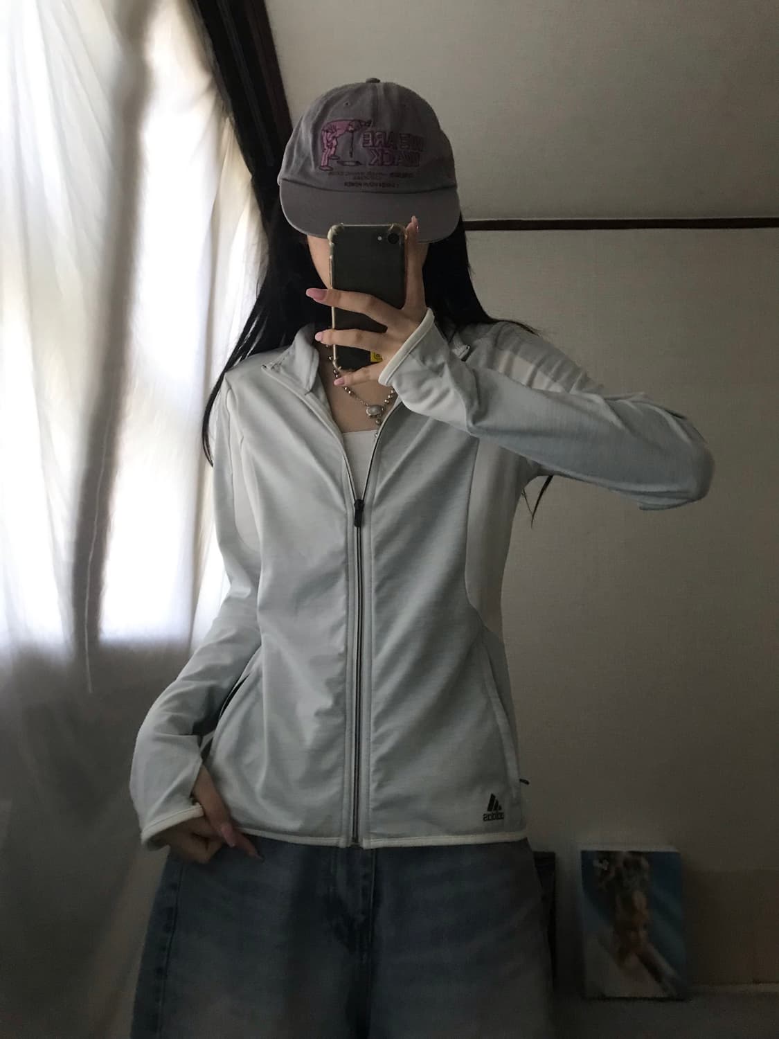 아디다스 뮤트그레이 핸드워머 집업 상품이미지6