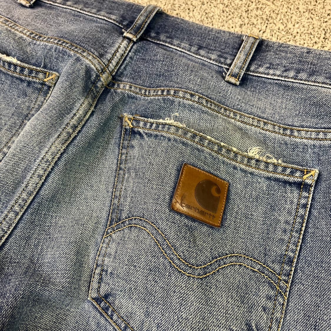 칼하트 WIP 데님팬츠 상품이미지3