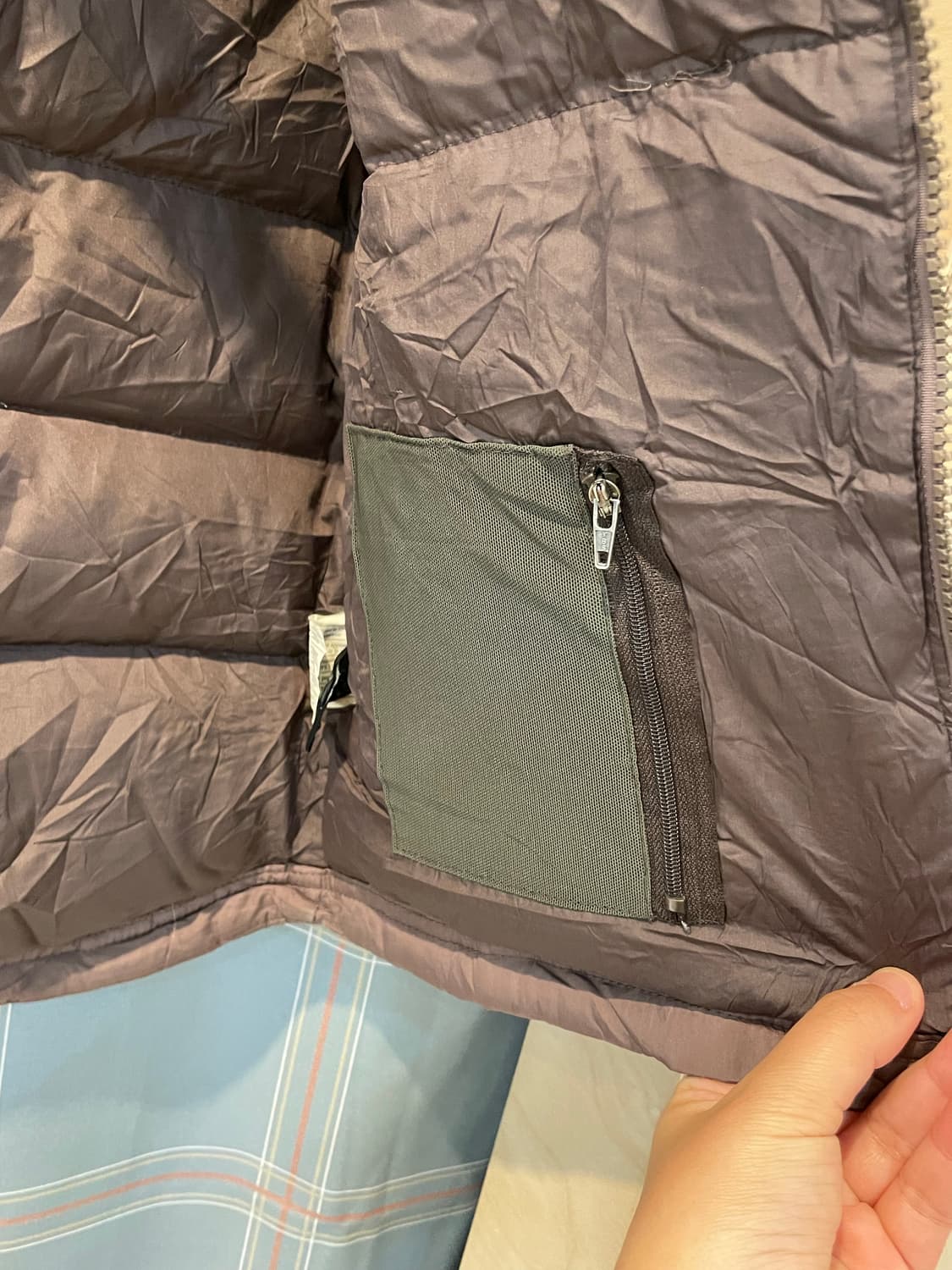 아메리칸이글 다운패딩조끼 브라운컬러 상품이미지6