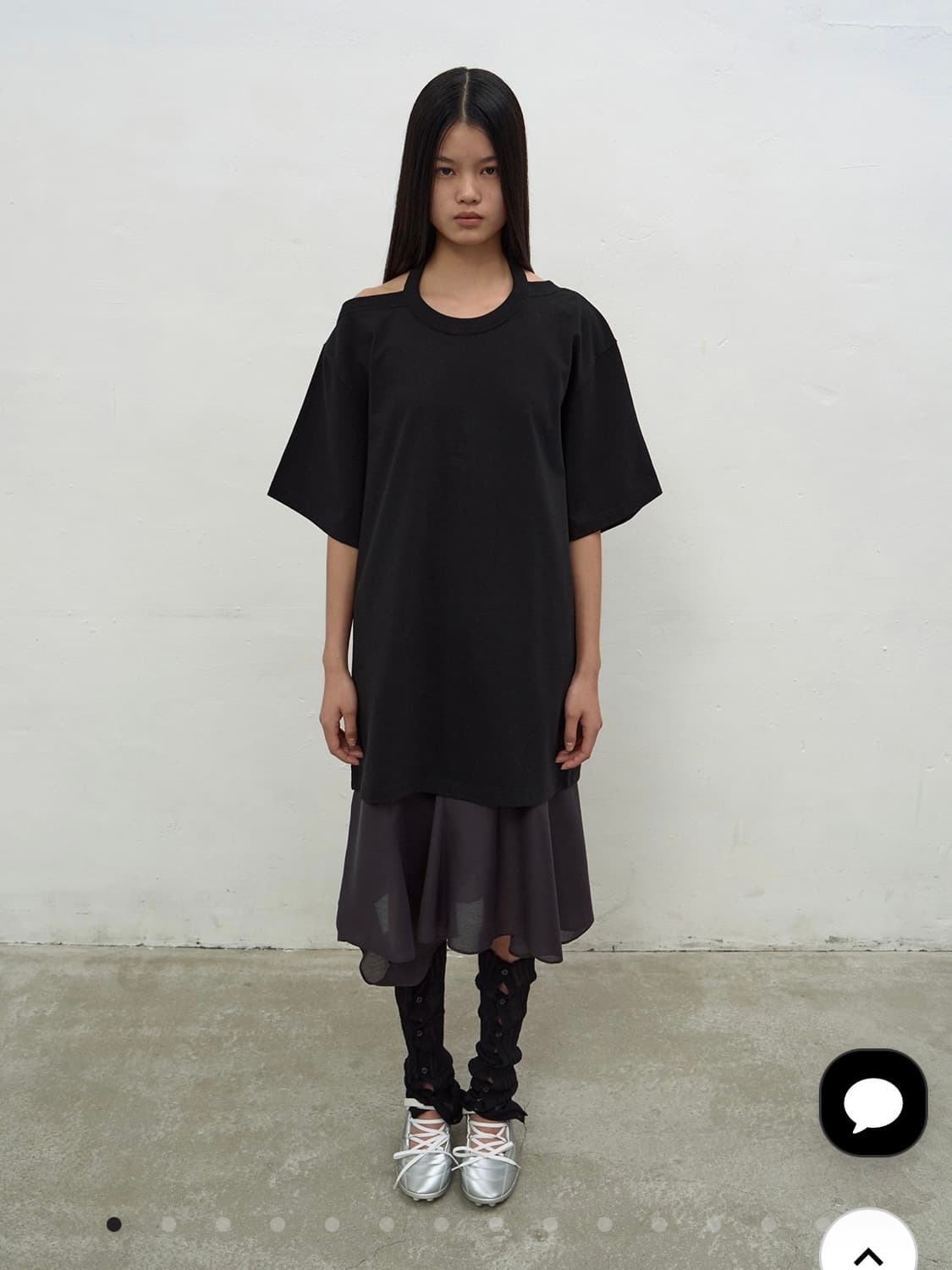 LCDC HALTERNECK OVERSIZED T-SHIRT 상품이미지1
