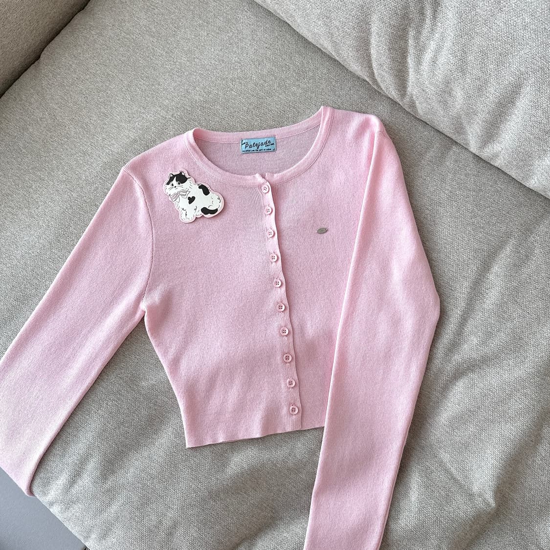 페일제이드 Rayon Summer Cardi 레이온 가디건 핑크 상품이미지2
