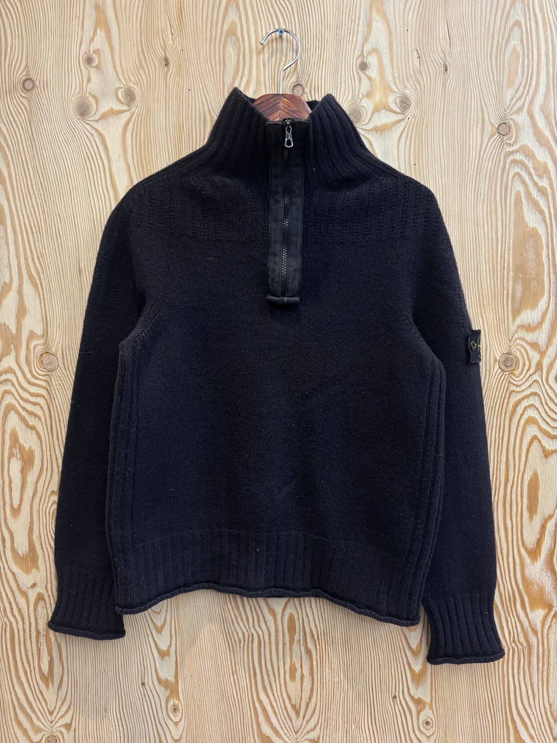 00s 스톤아일랜드 하프 집업 울 니트 상품이미지2