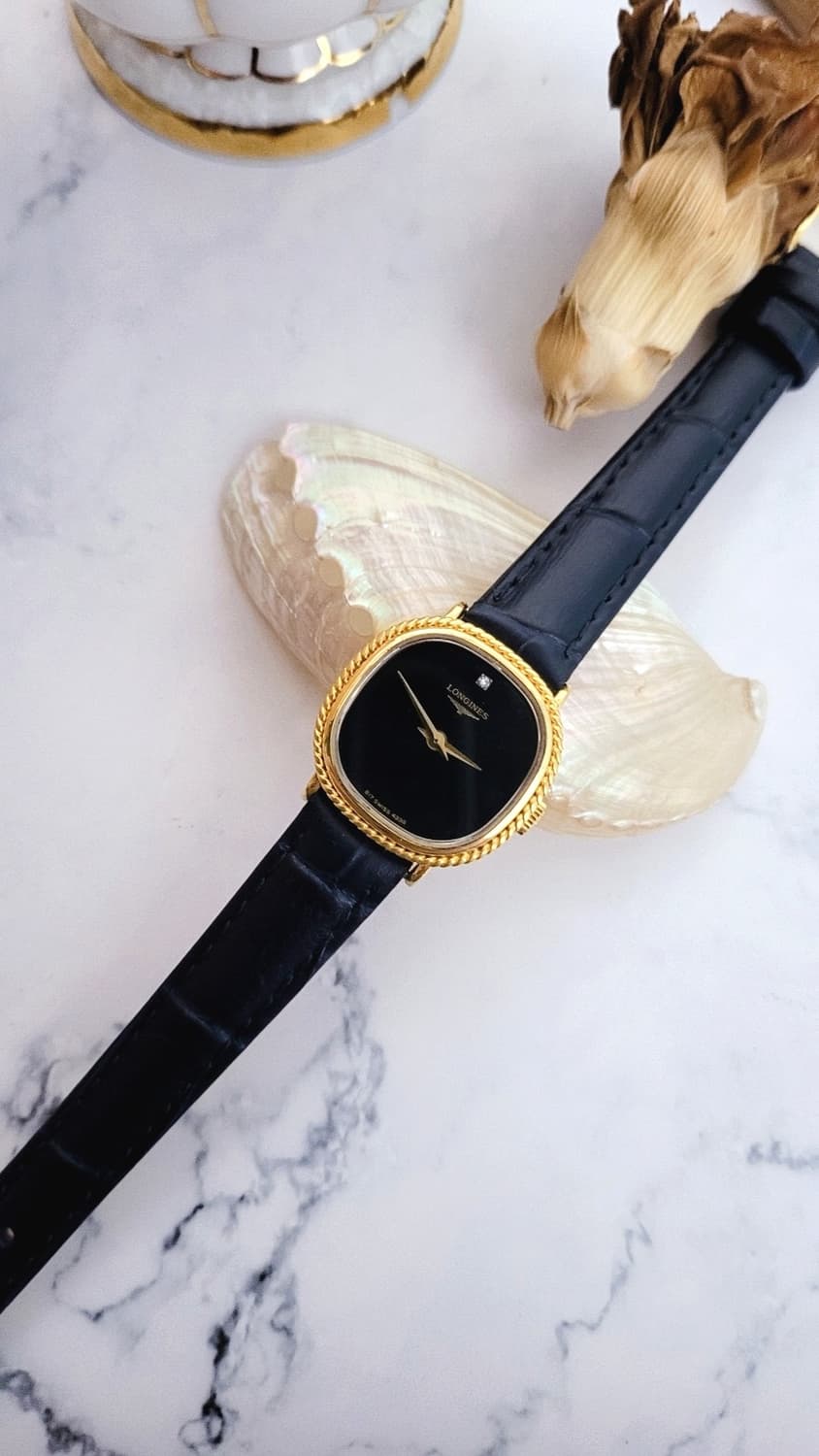 [특가상품]정품 론진 빈티지 817.4336 원포인트 다이아 로프 베젤 상품이미지6