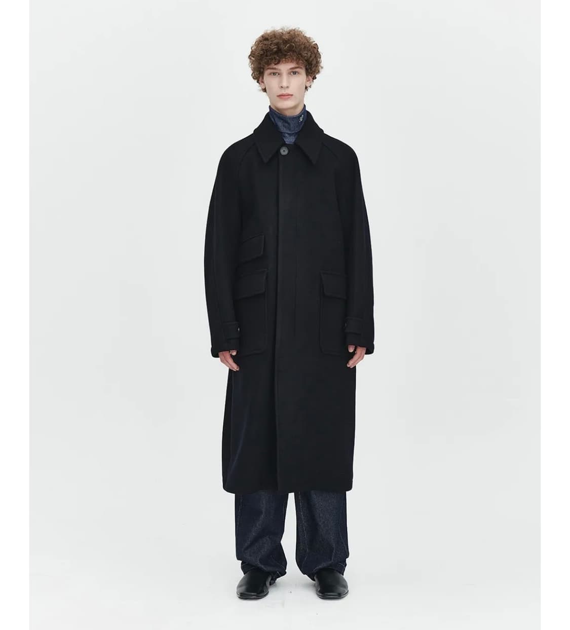 에프터프레이 / 투어리스트 발마칸 코트 네이비 상품이미지1