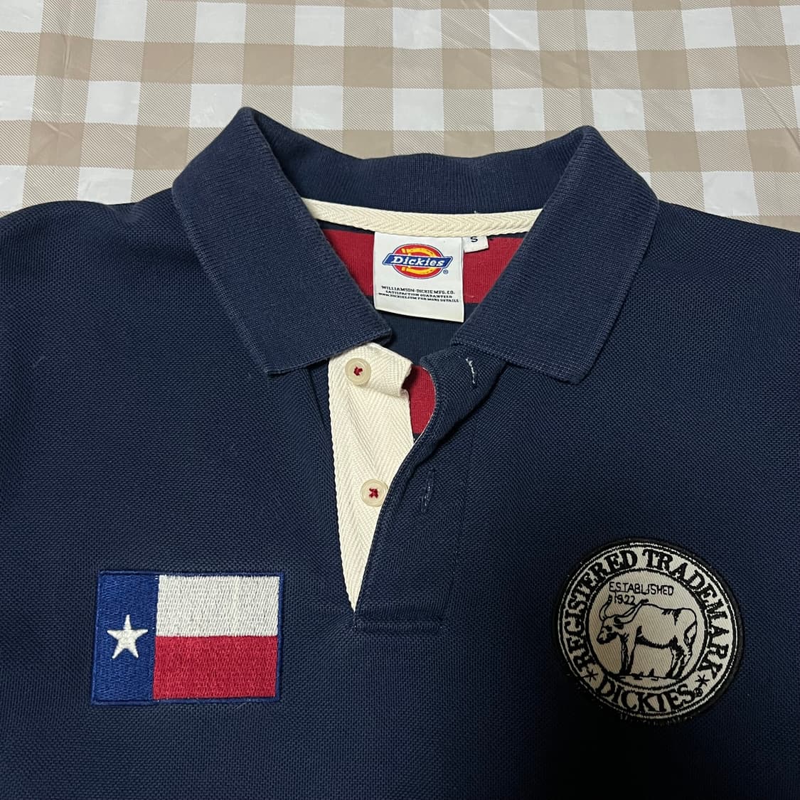 디키즈 반팔카라티 네이비 S 반팔 티셔츠 피케이 폴로 텍사스 상품이미지2