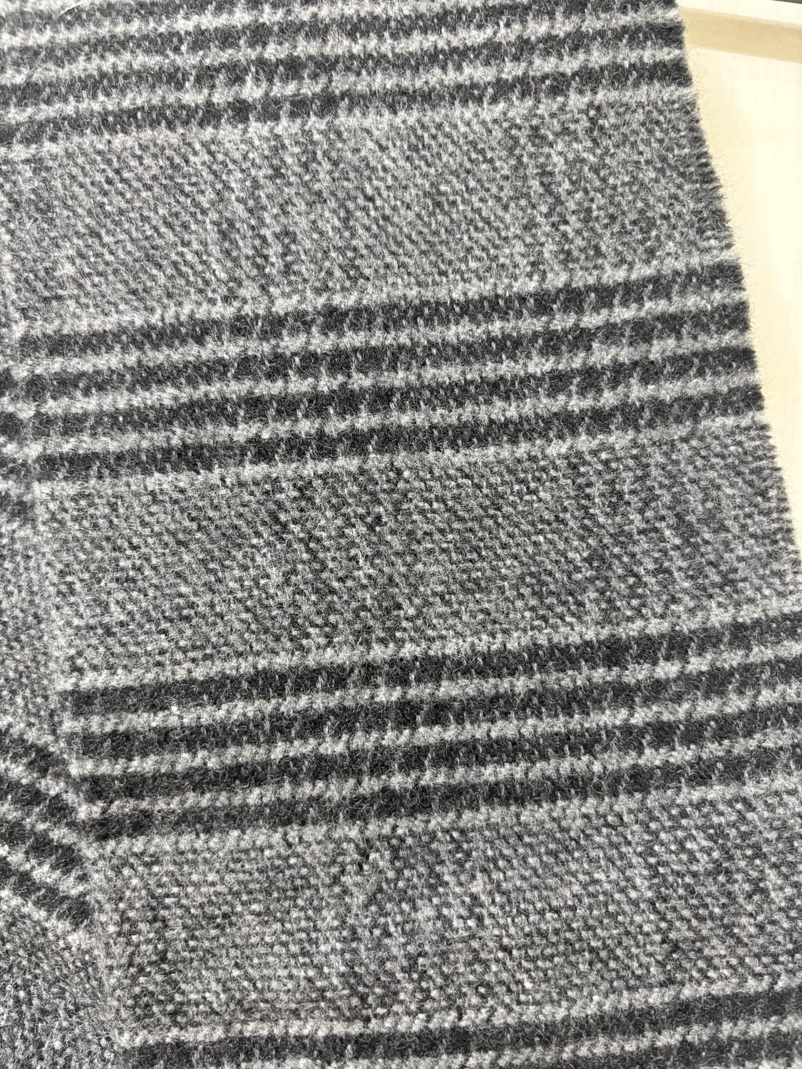 베네통 울 글렌체크 머플러 미사용 일본산 상품이미지4