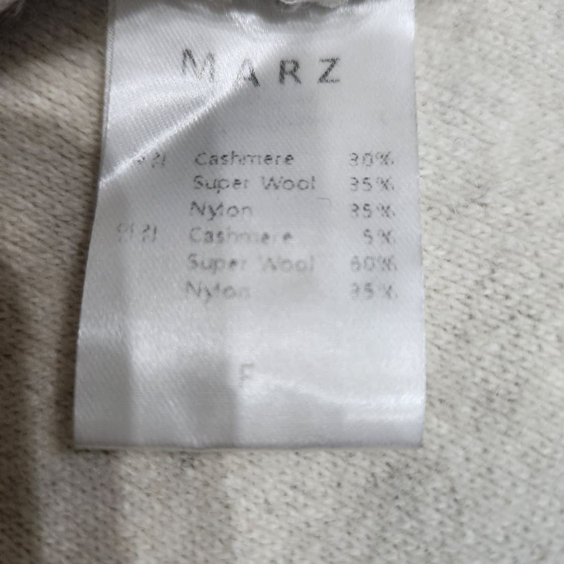 [여F]마즈(MARZ) 울캐시미어 벨티드 가디건[Y5C-226] 상품이미지9