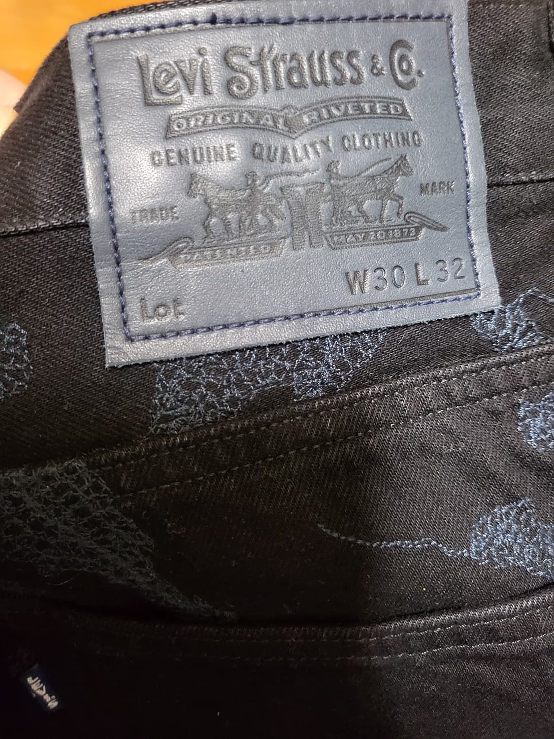 리바이스 levis 블루탭 마커 루즈 진 데님 팬츠 일본 한정판 상품이미지8