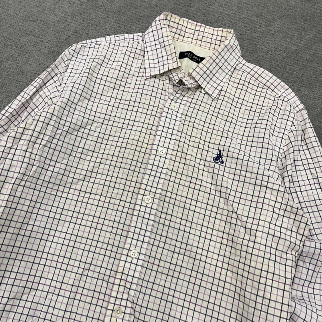 95 빈폴 체크 긴팔 셔츠 상품이미지2