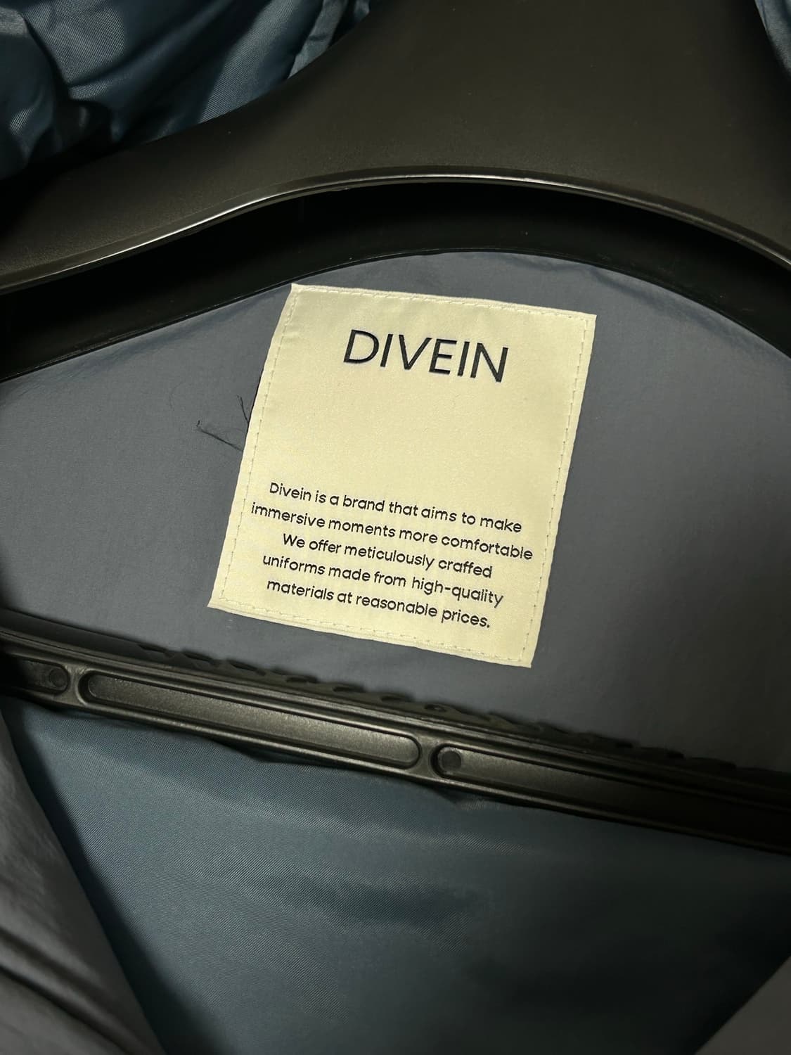 다이브인 패딩 자켓 LIGHT PADDED JACKET _ BLUE 상품이미지3