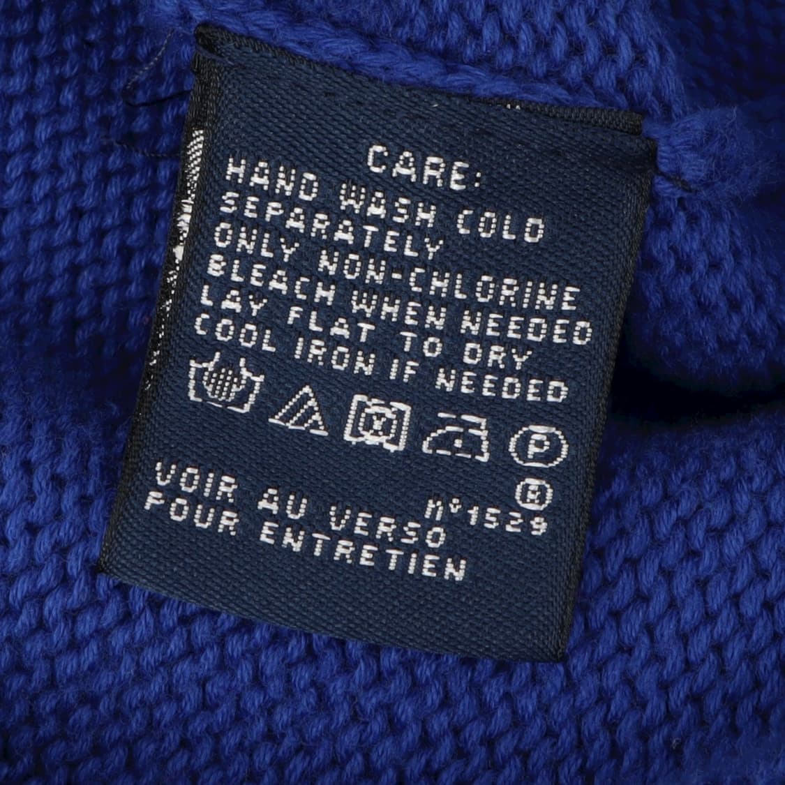 폴로 랄프로렌 우먼스 블루 숄카라 니트 상품이미지9