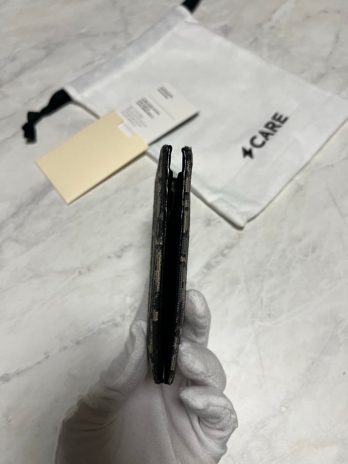 디올 오블리크 자카드 오거나이저 지갑 상품이미지4