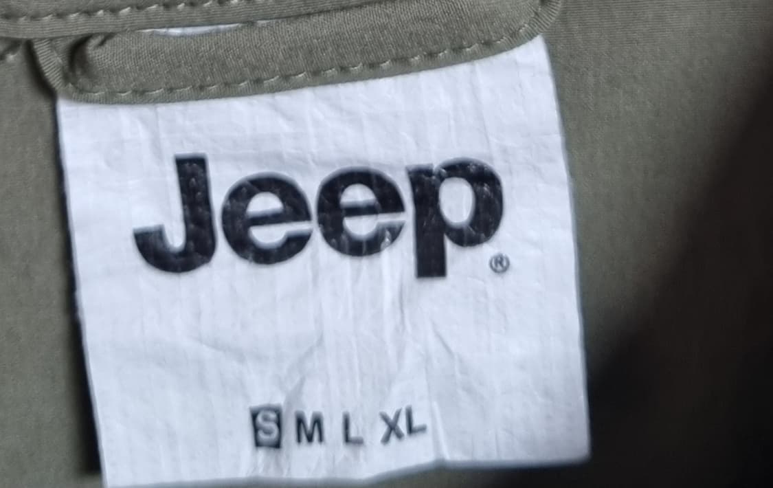 S ) JEEP 지프 카키 나일론 바스락 반팔원피스 상품이미지3