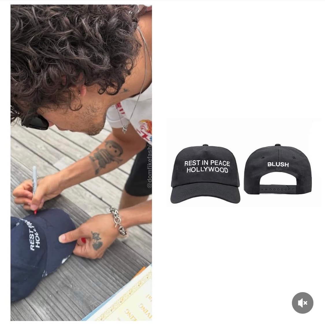 케빈 앱스트랙트 blush hollywood 머천 캡 상품이미지3