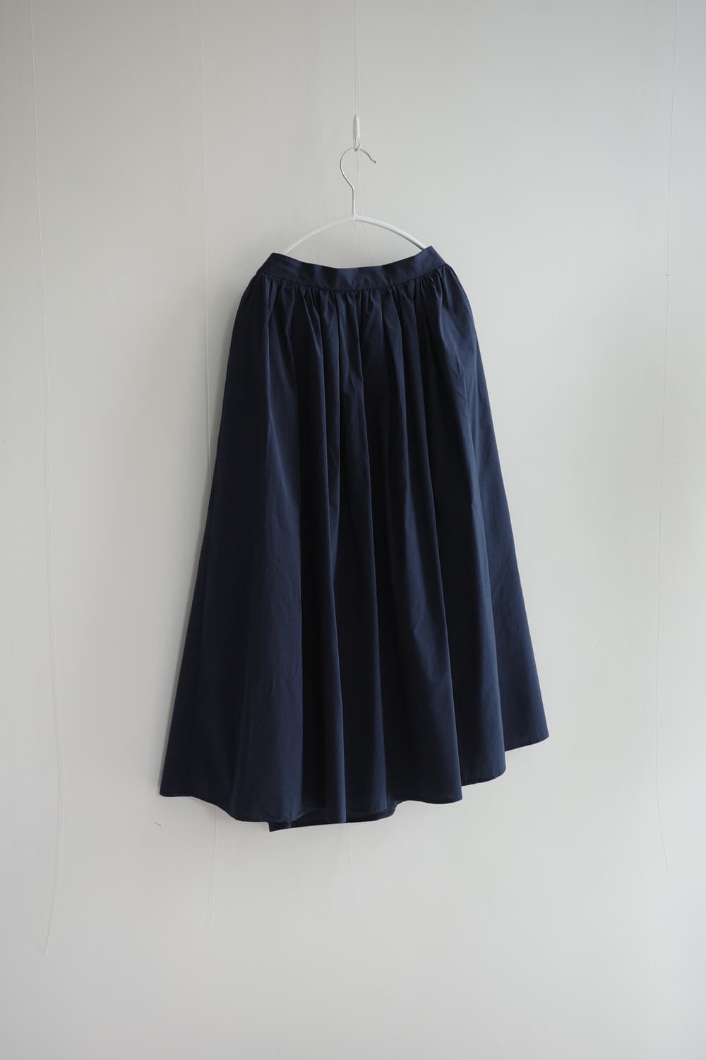  Deep navy volume cotton skirt 상품이미지6