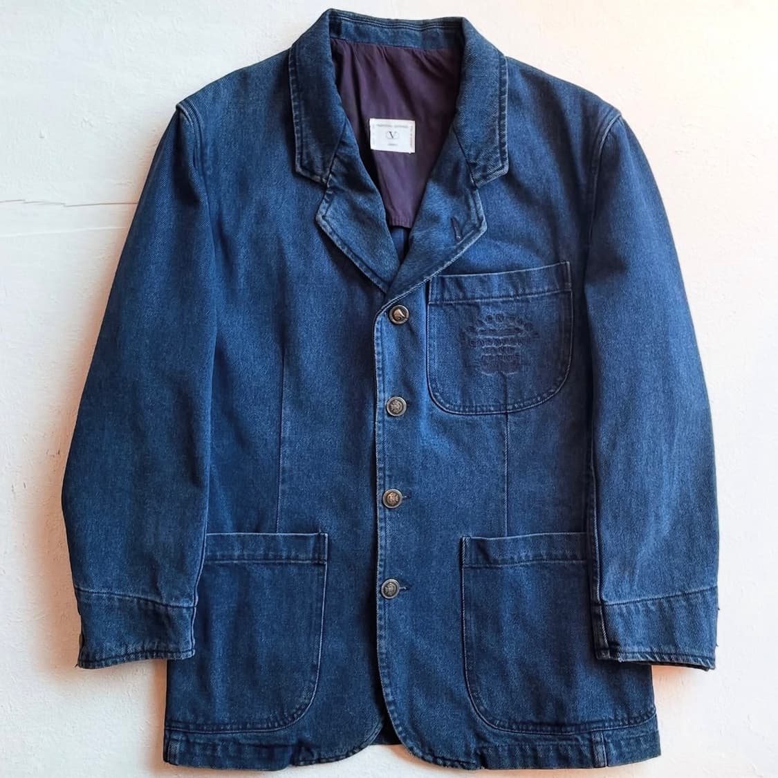 90‘s 발렌티노 가르바니 데님 블레이저 상품이미지1