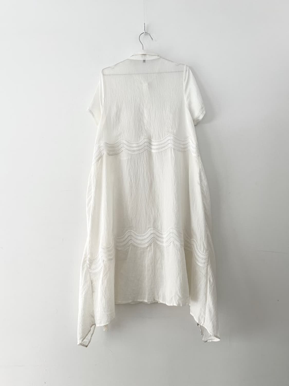 Wave embroidery layered top & ops  상품이미지7
