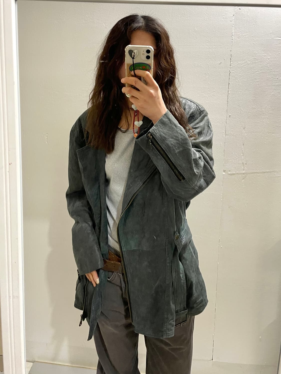 리얼레더 라이더 코트 상품이미지1