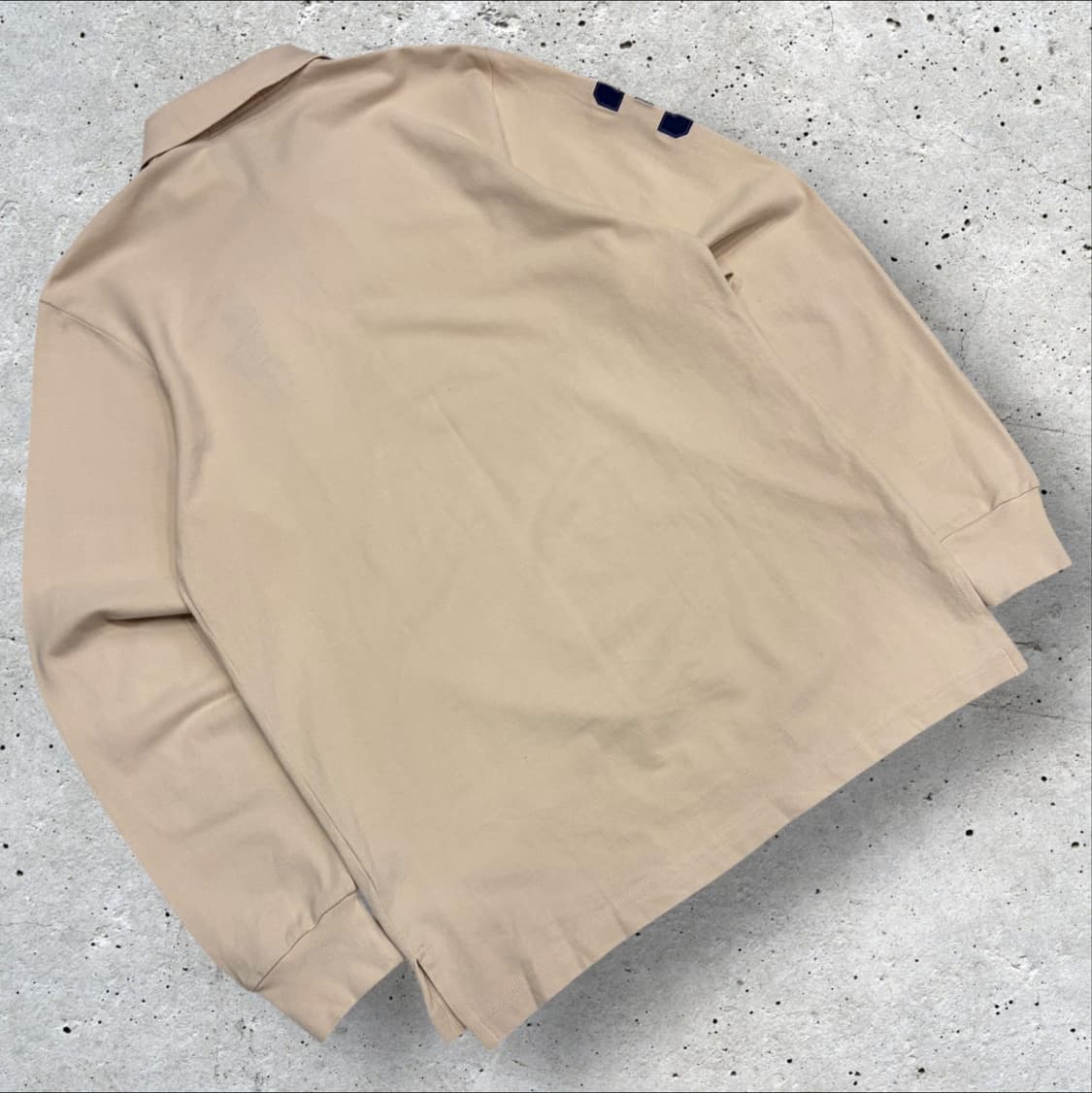 [L] 폴로 랄프로렌 빅포니 베이지 롱슬리브 카라티 C215 상품이미지2