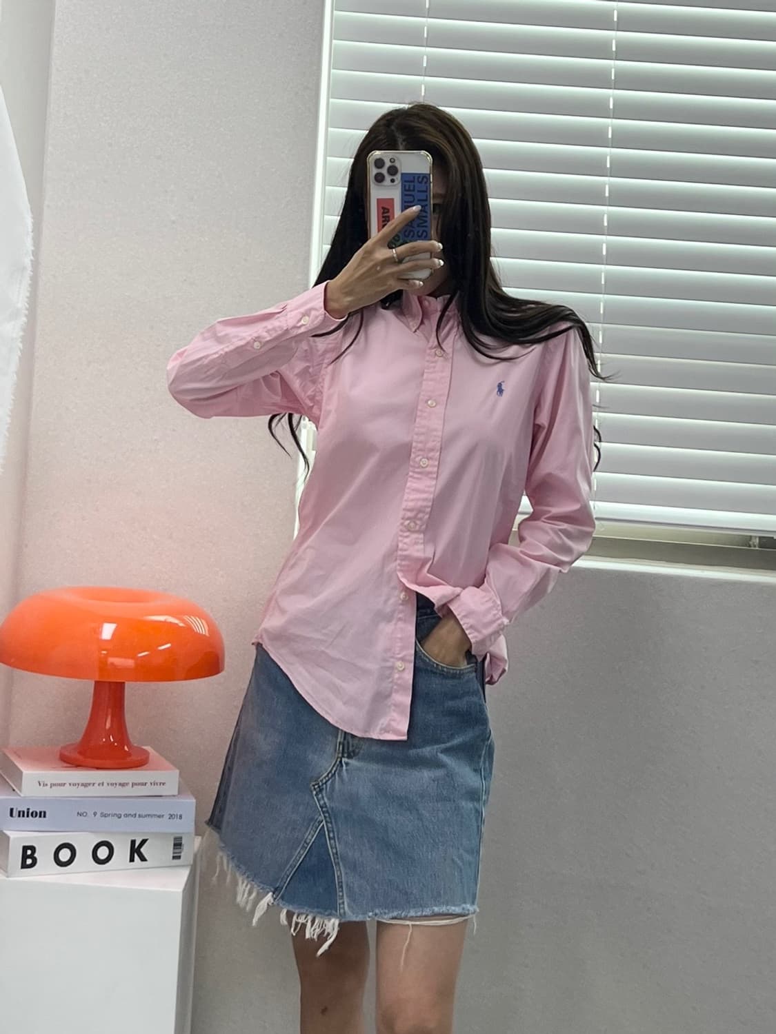 (WOMEN 37)90'S 랄프로렌 셔츠-M573 상품이미지1