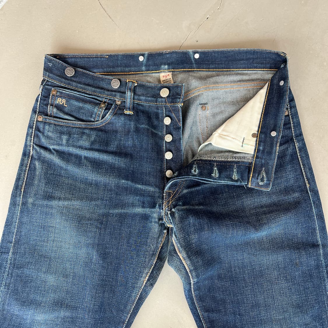 RRL 셀비지 데님 팬츠 상품이미지5