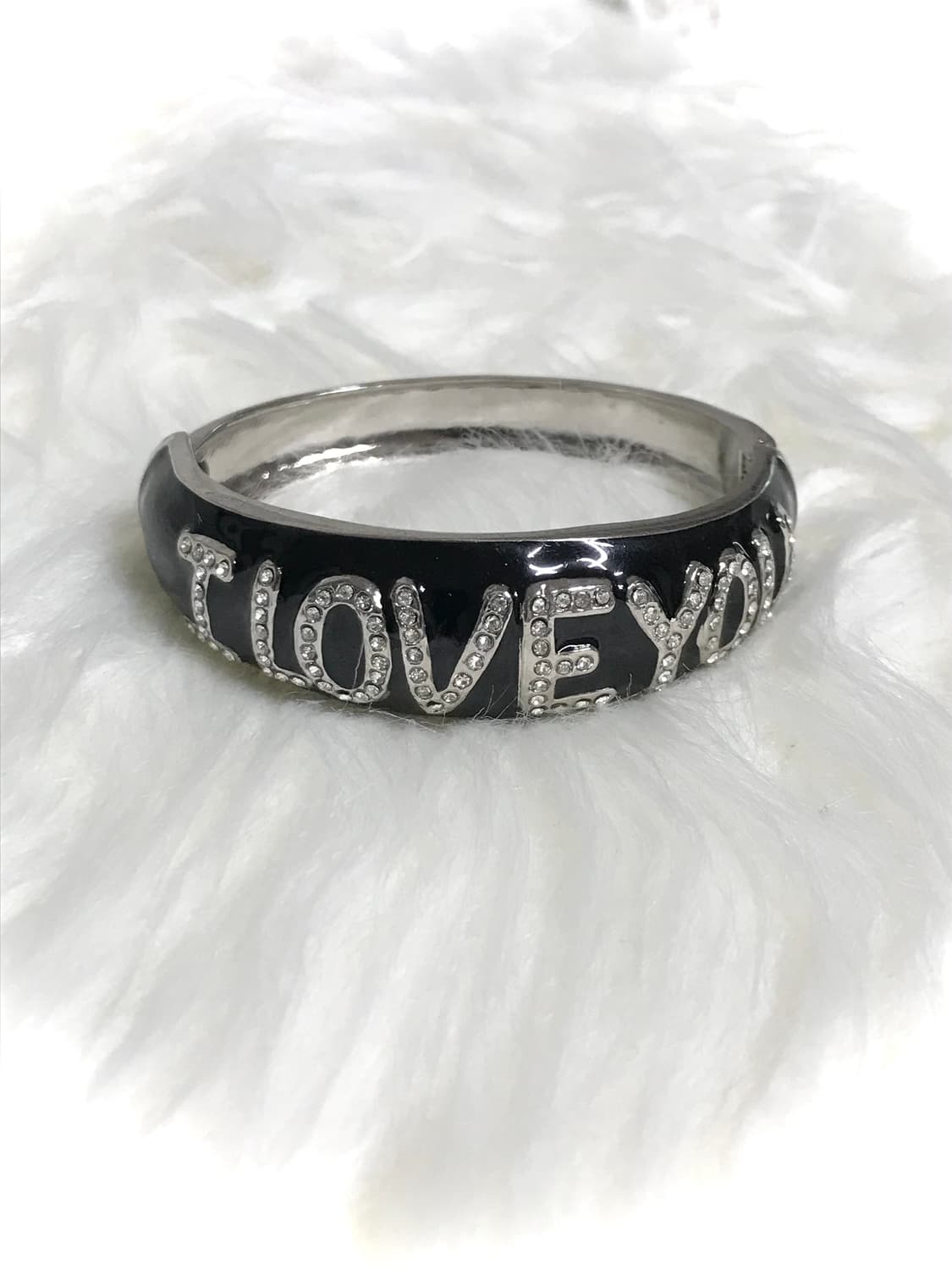 빈티지 y2k 아이러브유 뱅글 팔찌 상품이미지1