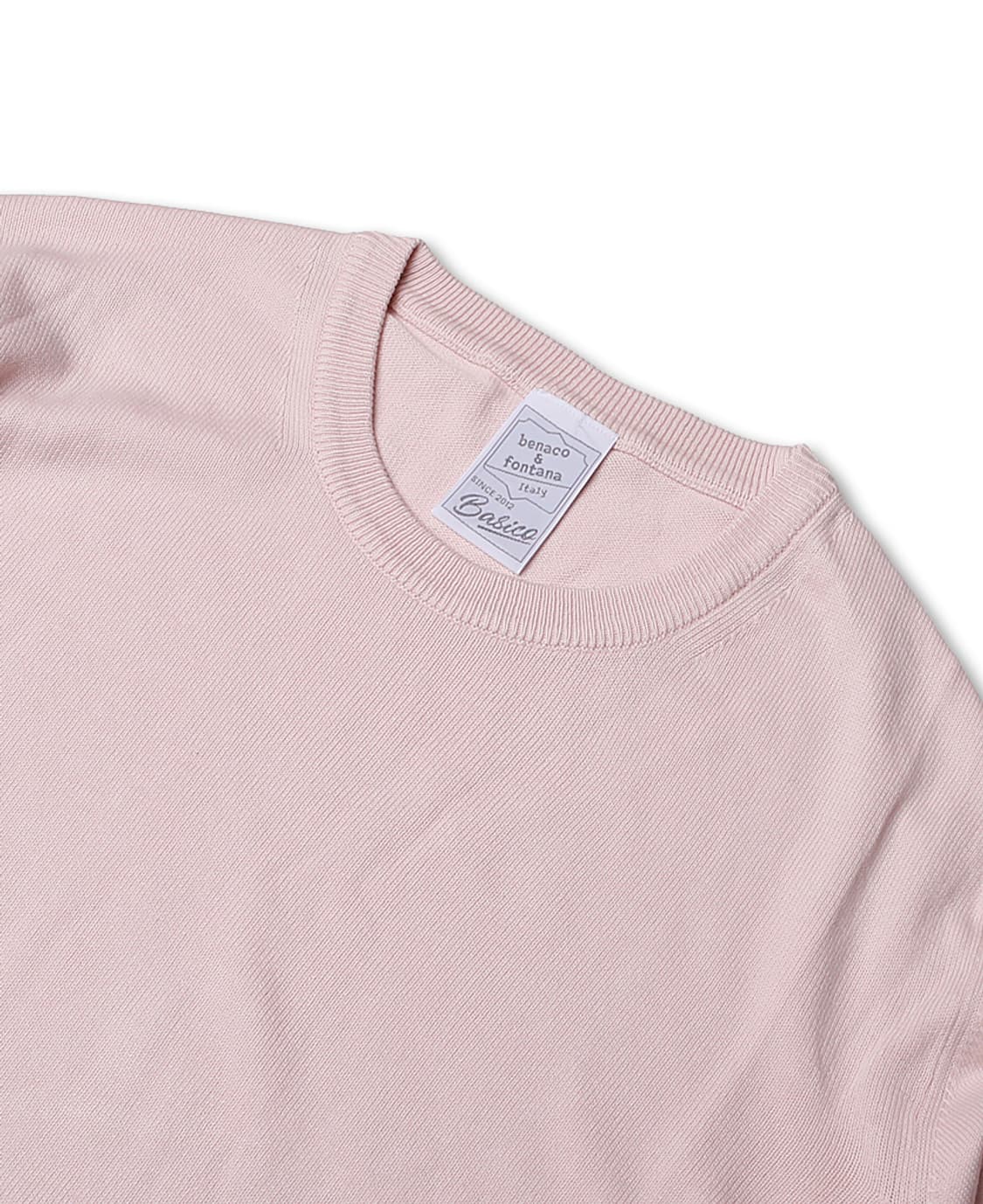 베나코 앤 폰타나 [Benaco & Fontana] 라이트 핑크 니트 상품이미지2