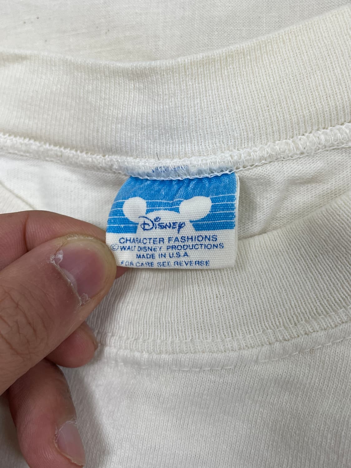 [XL] 90s Made USA 미키마우스 빈티지 롱 슬리브 긴팔 티셔츠 상품이미지5