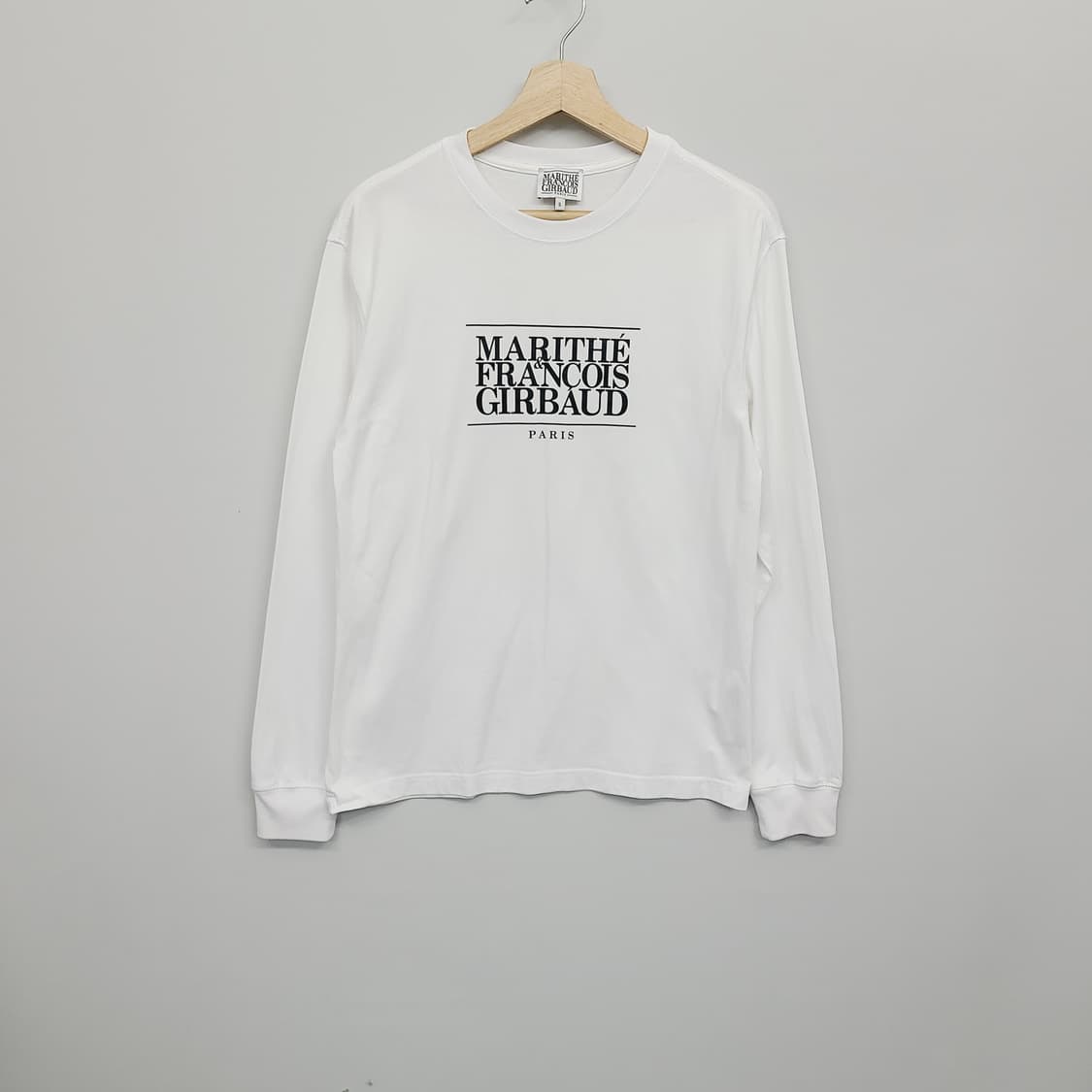 [정품] 마리떼 프랑소와 저버 클래식 로고 긴팔 티셔츠 화이트 S 상품이미지2
