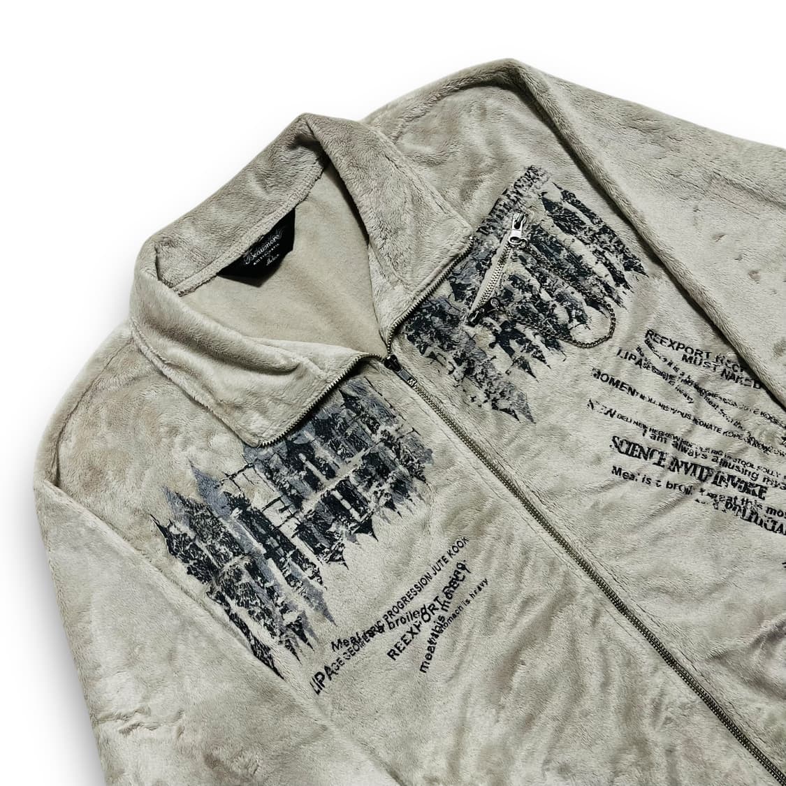 ARLSTDCRATIC Punk chain vintage fleece 상품이미지2