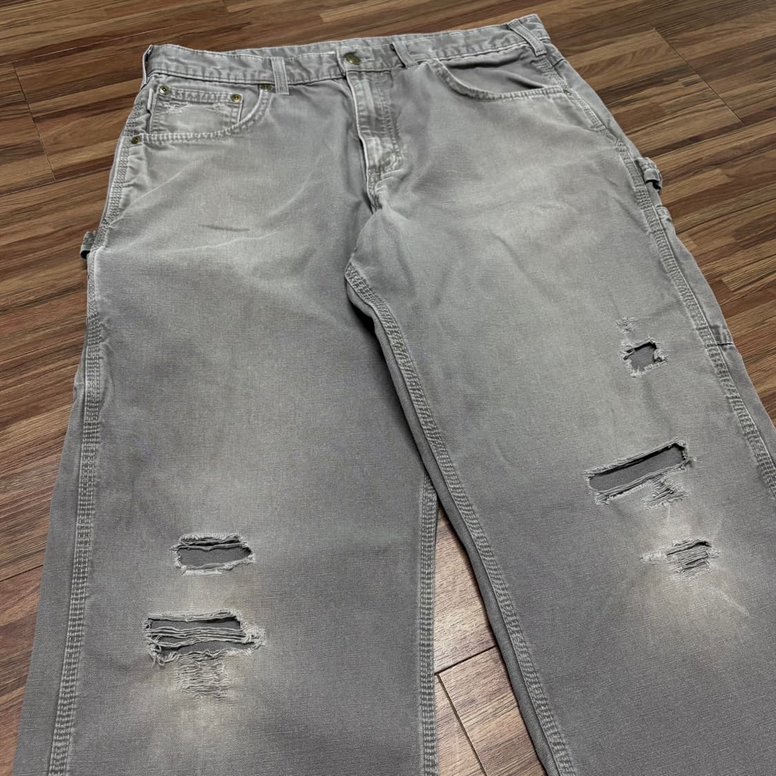 칼하트 싱글니 카펜터 디스 워크팬츠 chr 차콜 챠콜 34 상품이미지2