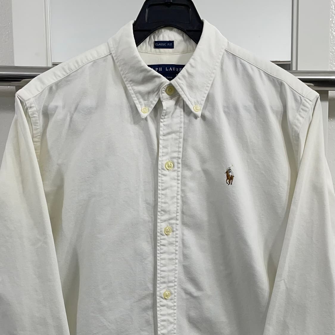 우먼 폴로 옥스포드 셔츠 상품이미지1