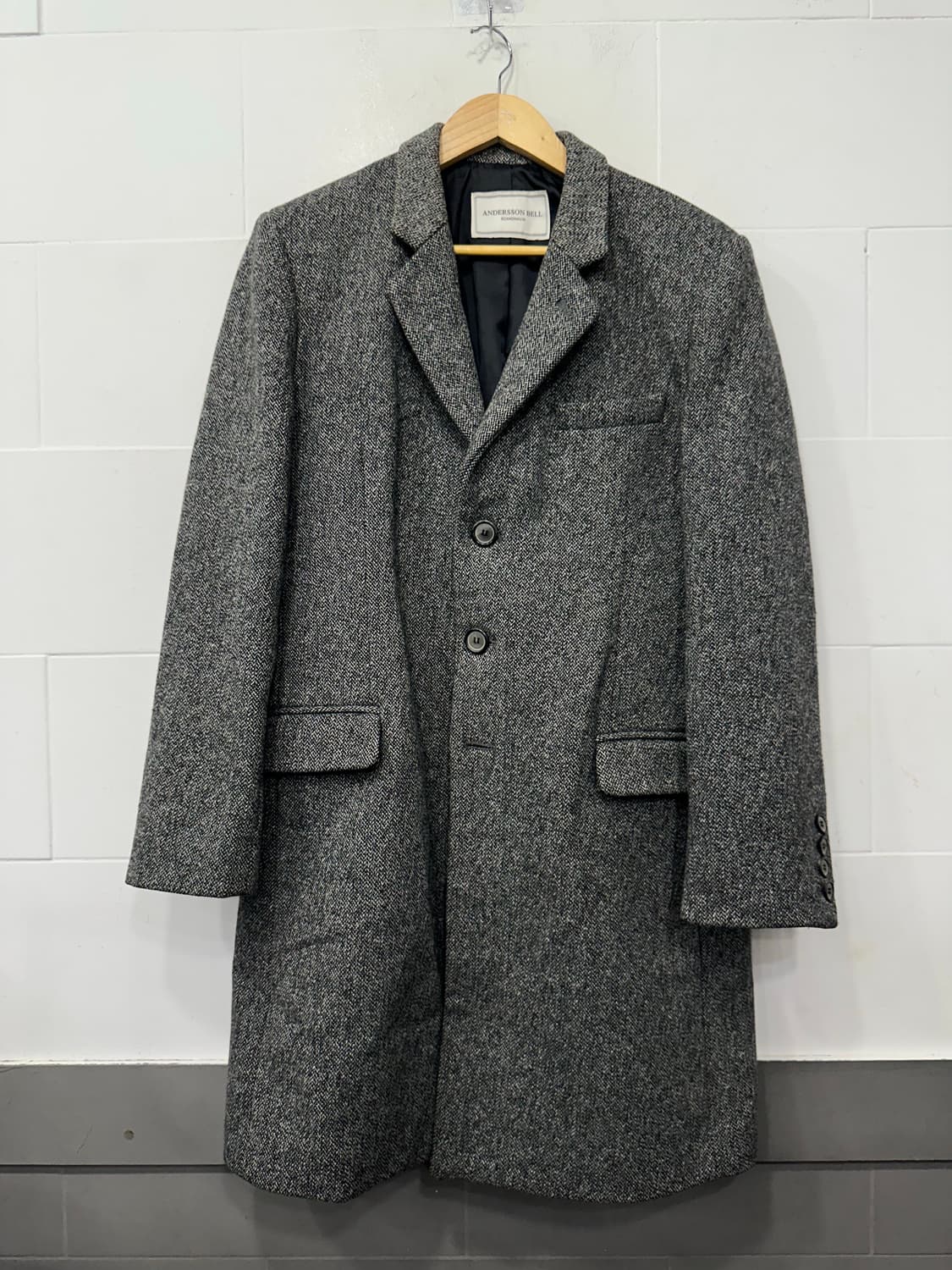 엔더슨벨 해링본 싱글코트 상품이미지1