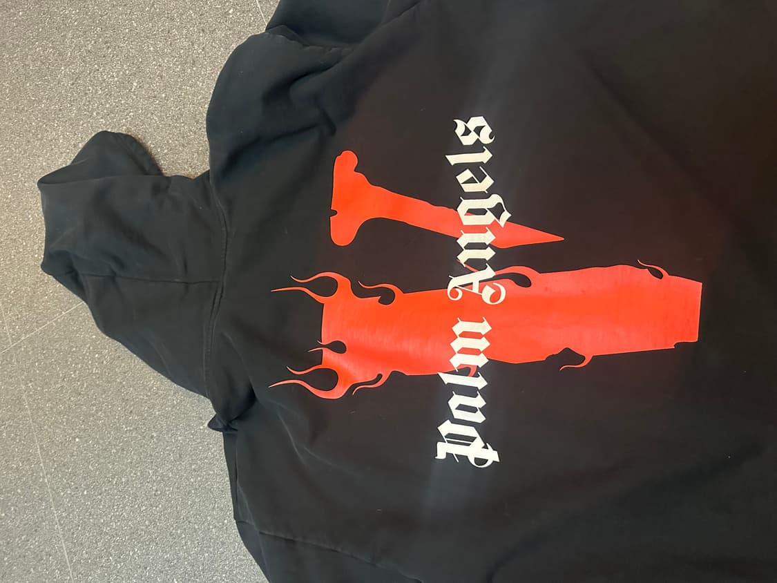 브이론 팜엔젤스 후드티 레드 XL 상품이미지5