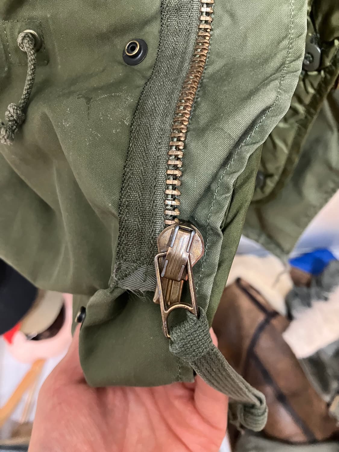 오리지널 70s M-65 피쉬테일 파카 (내피포함) 상품이미지6