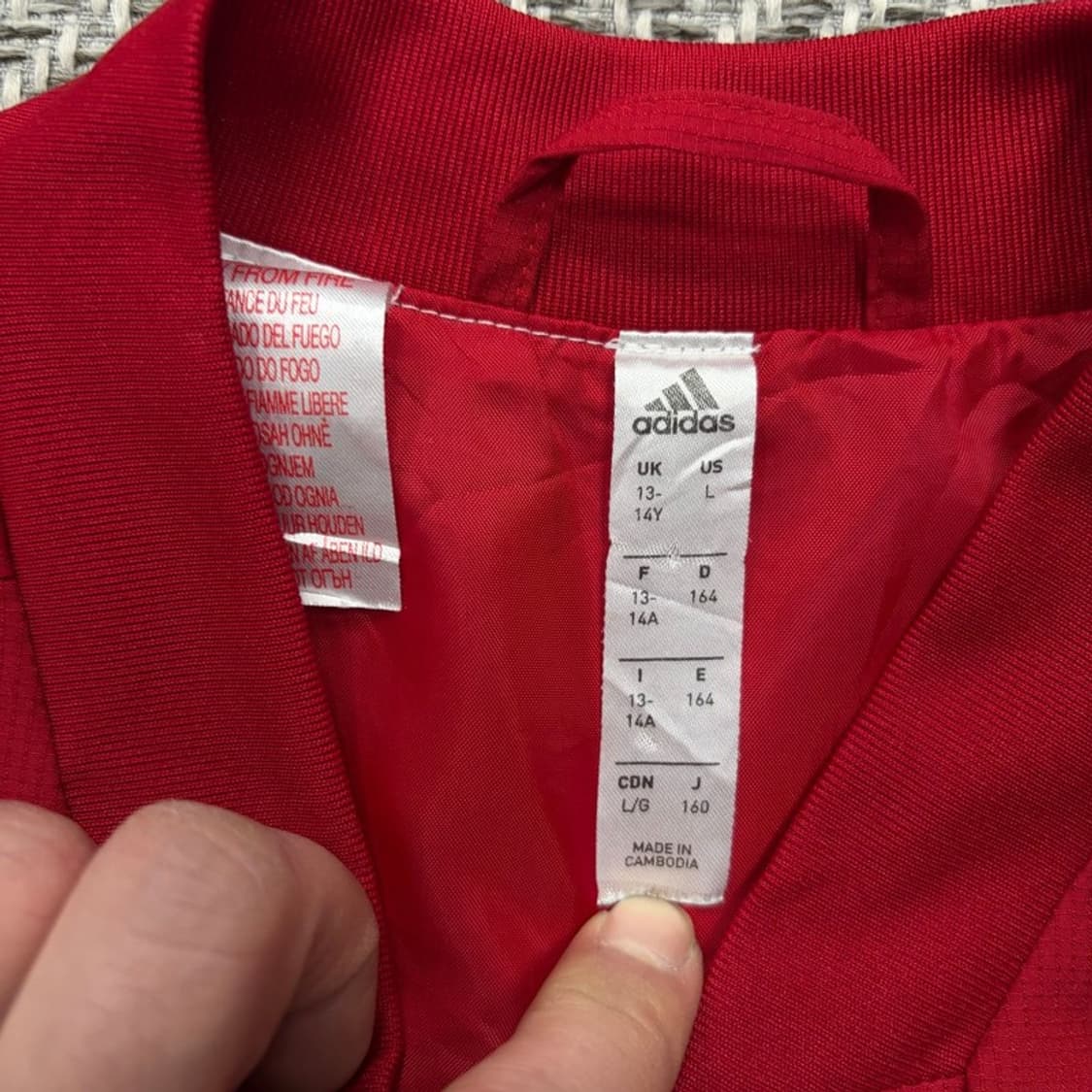 아디다스 배색 집업 v2197 상품이미지7