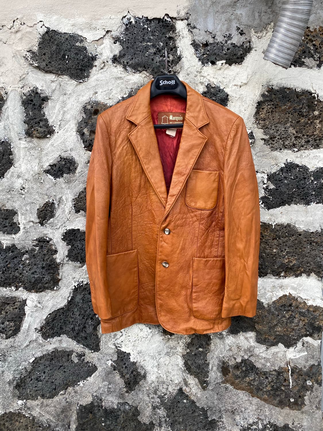 (L)빈티지 가죽자켓 상품이미지1