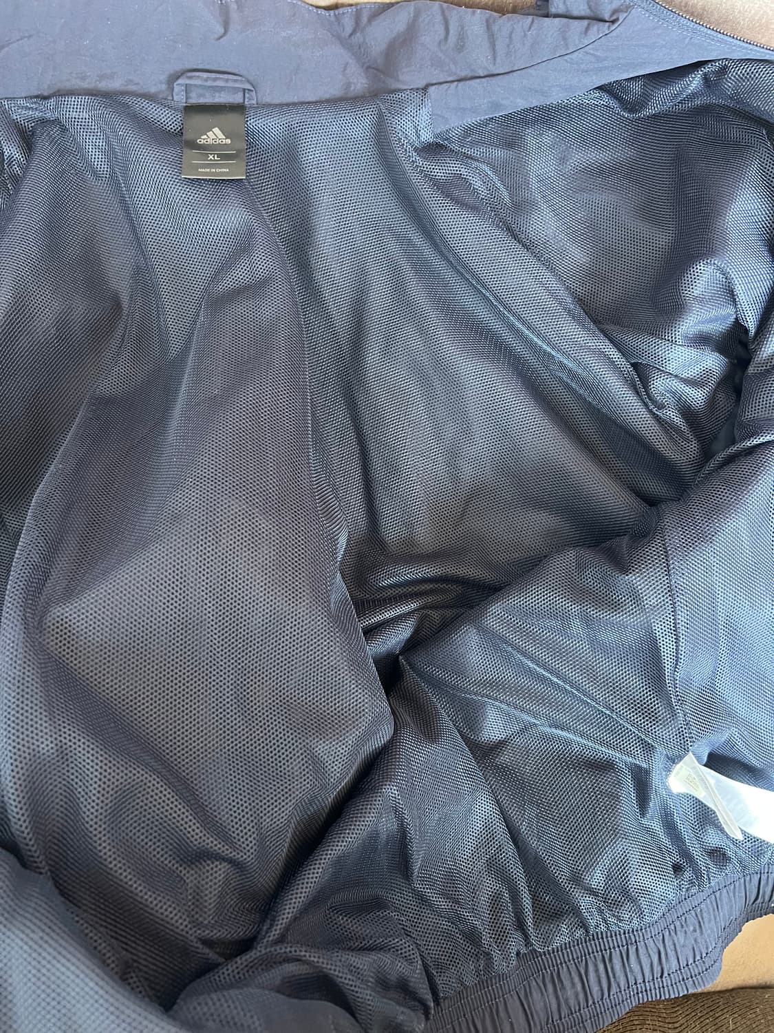 아디다스 남성 네이비 삼선바람막이자켓 매쉬바람막이점퍼  상품이미지6