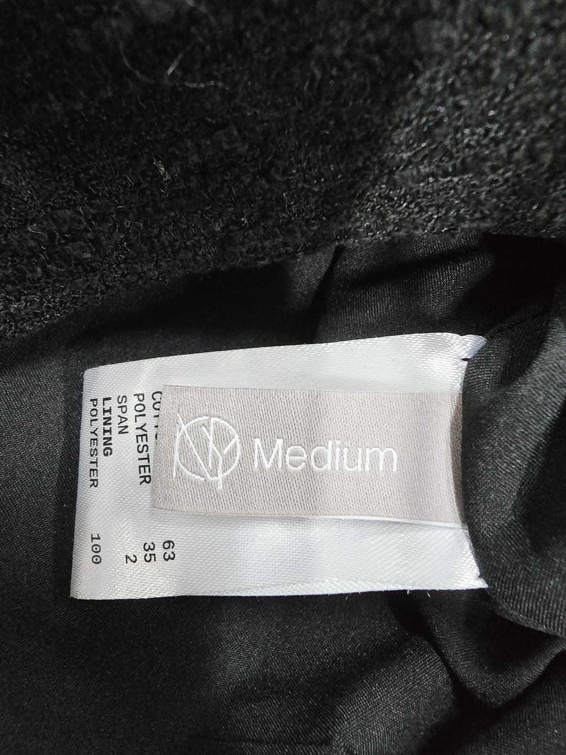 님프 블랙 트위드 크롭 자켓 상품이미지8