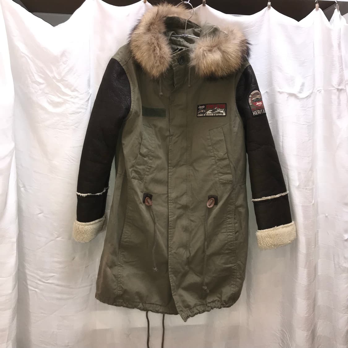 Jeep 지프 사파리 무스탕 퍼 야상 상품이미지3