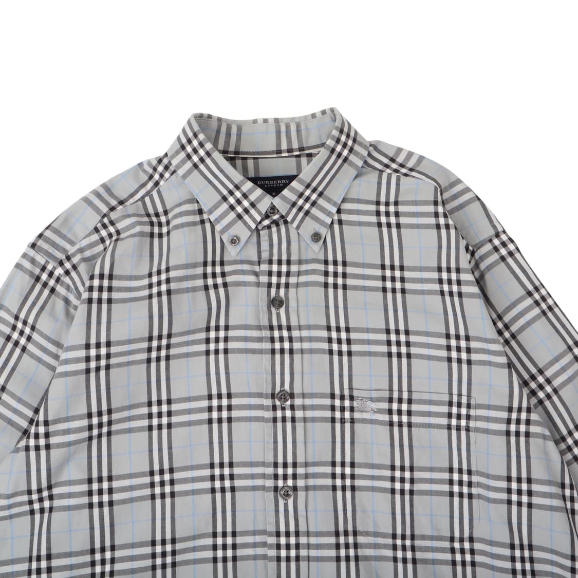 버버리 그레이 노바체크 포켓 로고 셔츠 상품이미지2