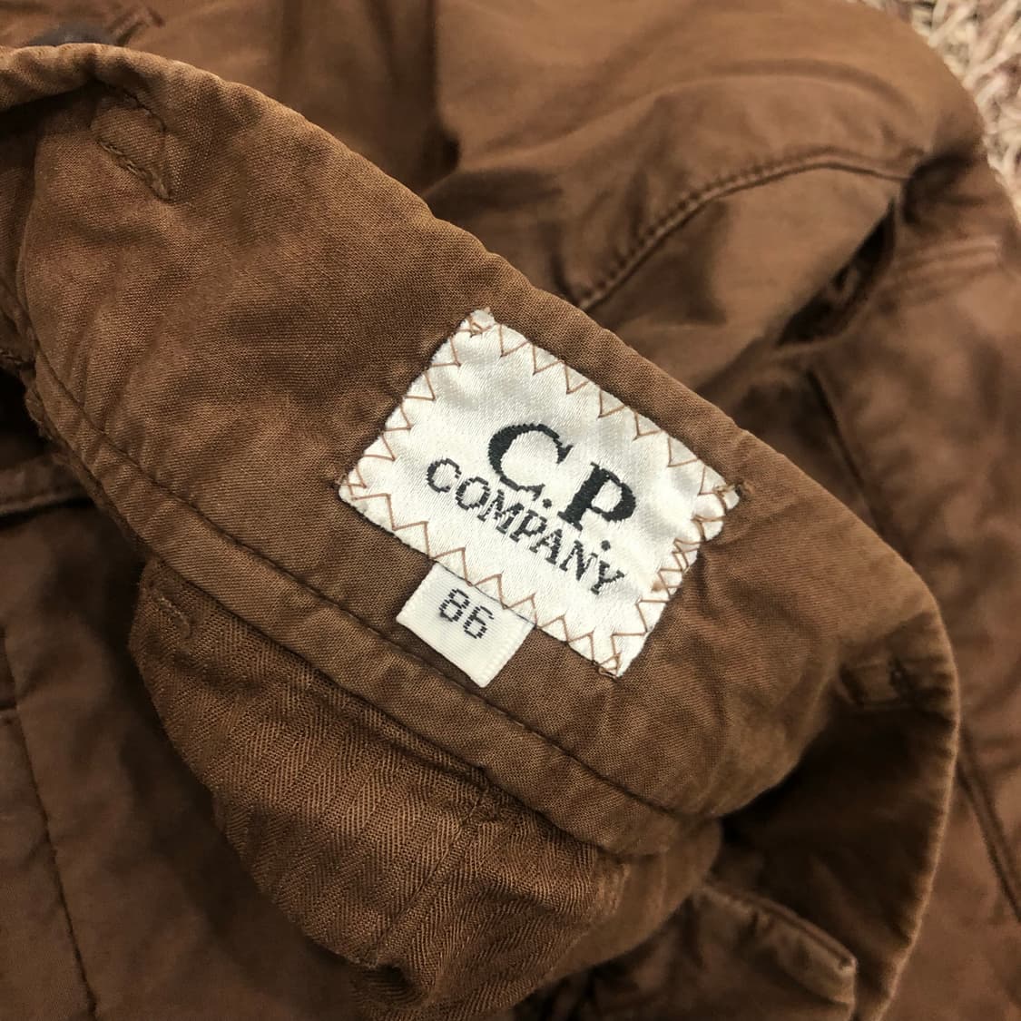 CP컴퍼니 브라운 코튼 팬츠 상품이미지5
